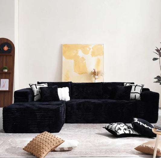 LoftHaus Modern L-Shaped Sofa